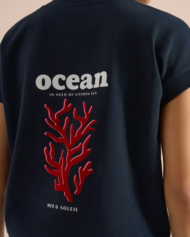 Cecil Sweater Backprint - Universal Blue