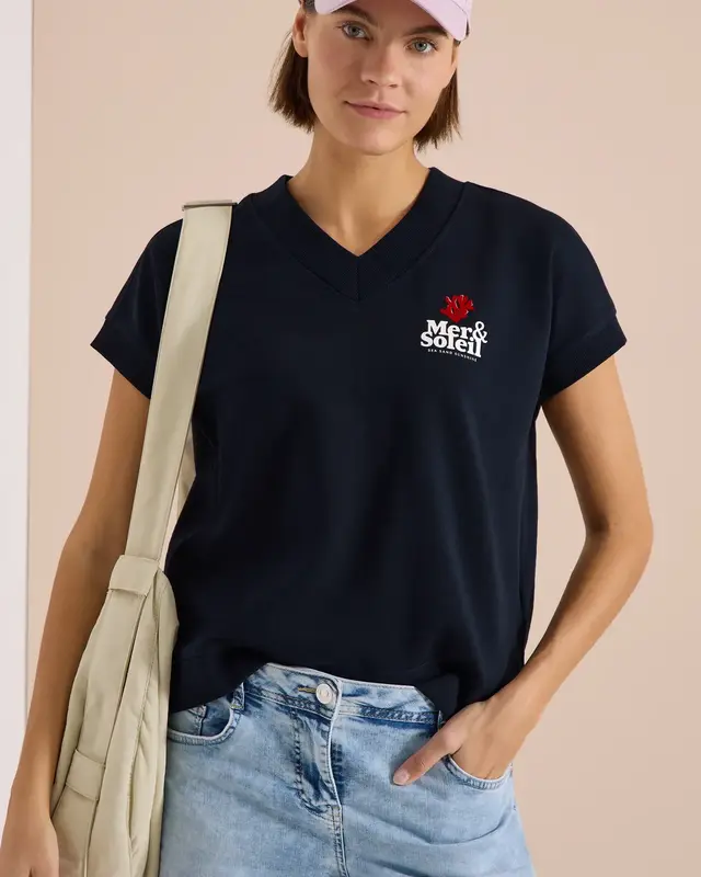 Cecil Sweater Backprint - Universal Blue