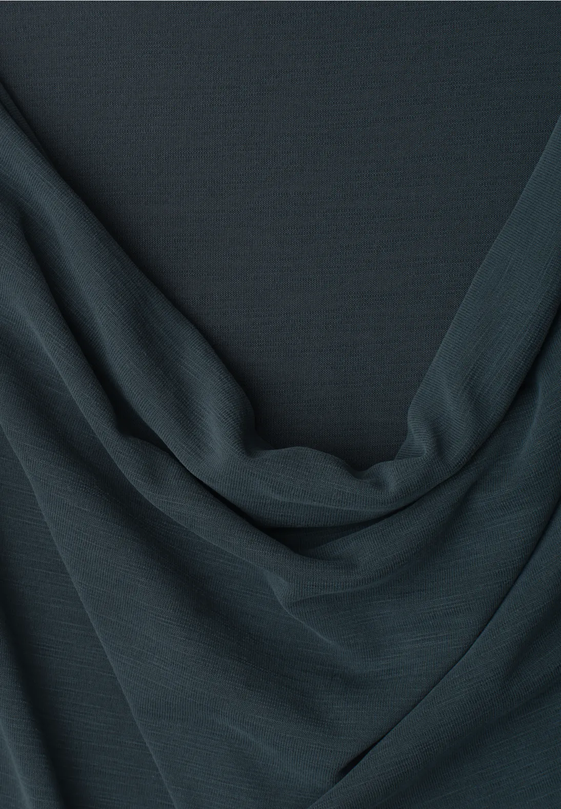 Street One Shirt Wasserfallausschnitt - Deep Bound Green