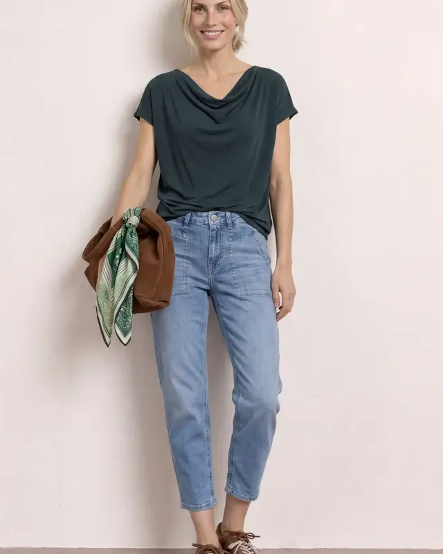 Street One Shirt - Deep Bound Green