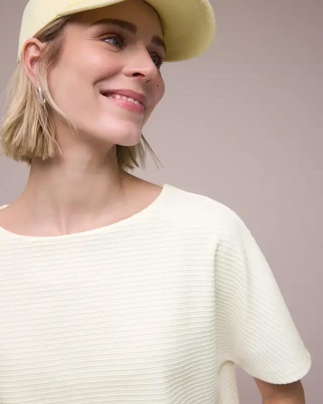 Street One Struktur Shirt - Off White