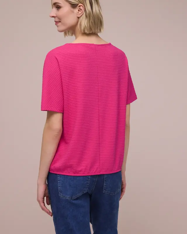 Street One Structured Shirt - Magenta Dream