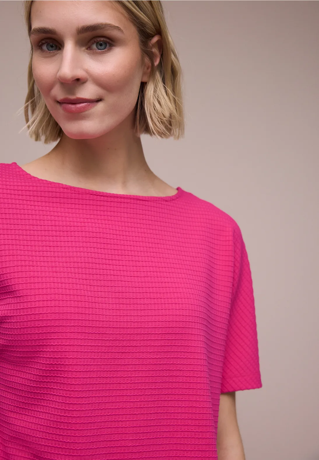 Street One Structured Shirt - Magenta Dream