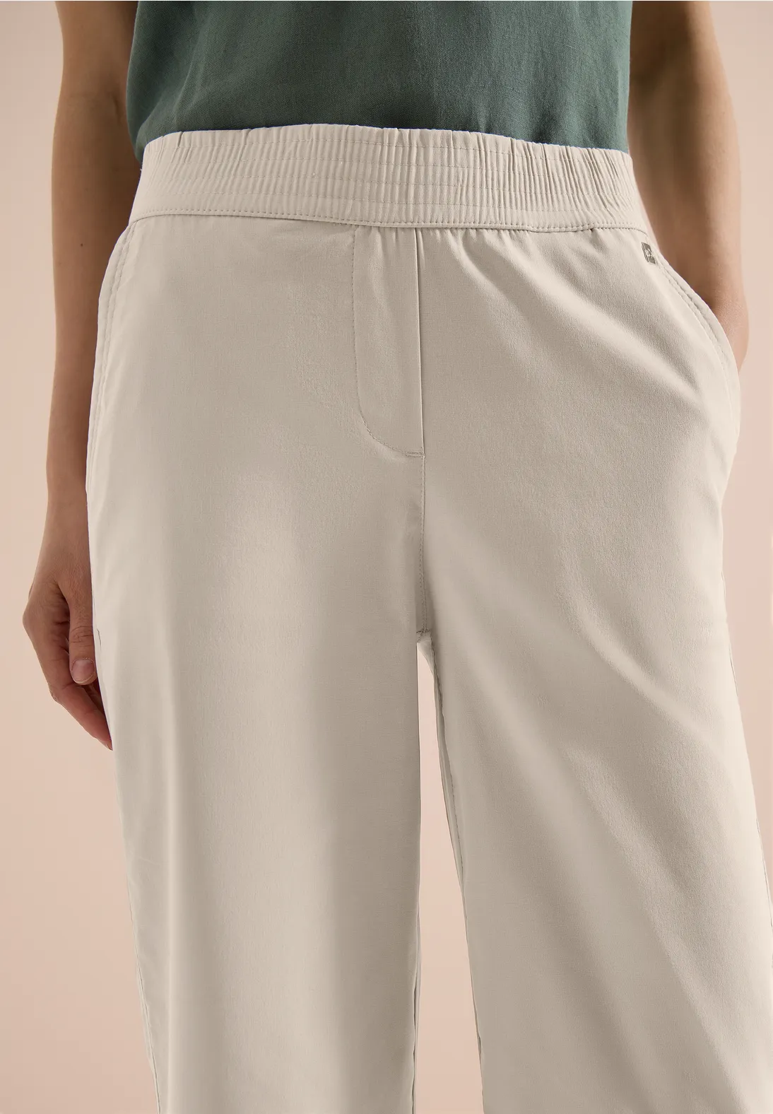 Cecil Summer Stretch Broek Neele - Grain Beige