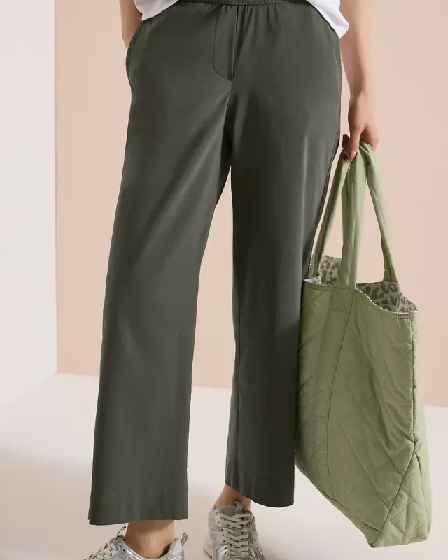 Cecil Summer Stretch Hose Neele - Clear Khaki