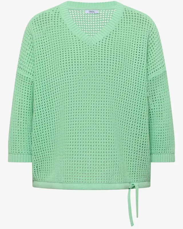 Cecil Pullover Strick Look - Juicy Lime