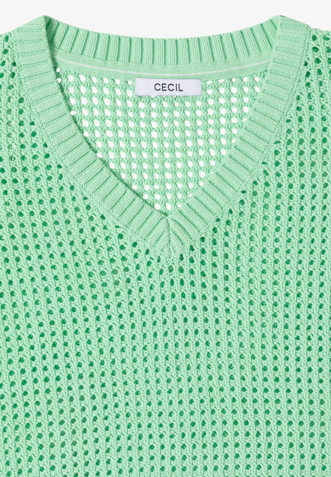 Cecil Pullover Strick Look - Juicy Lime