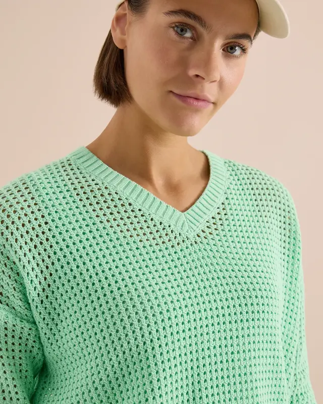 Cecil Jumper Crochet Look - Juicy Lime