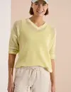 Cecil Pullover Strick Look - Light Buttermilk Yellow