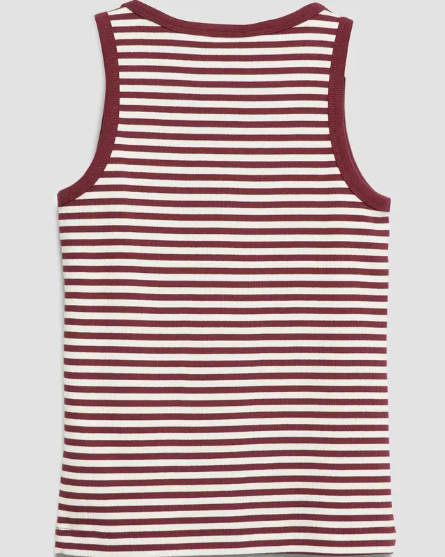 S. Oliver Striped Top - Bordeaux