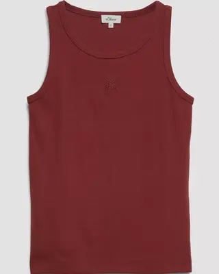 S. Oliver Basic Top - Bordeaux
