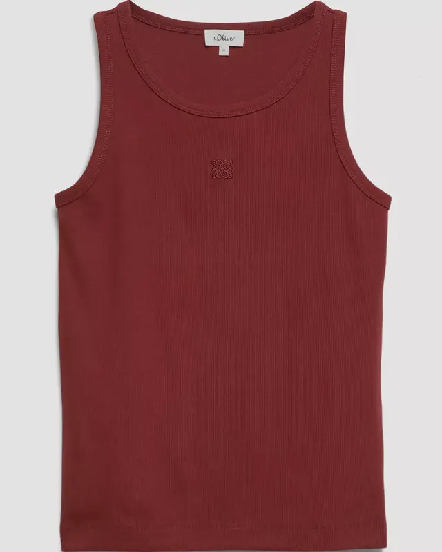 S. Oliver Basic Top - Bordeaux