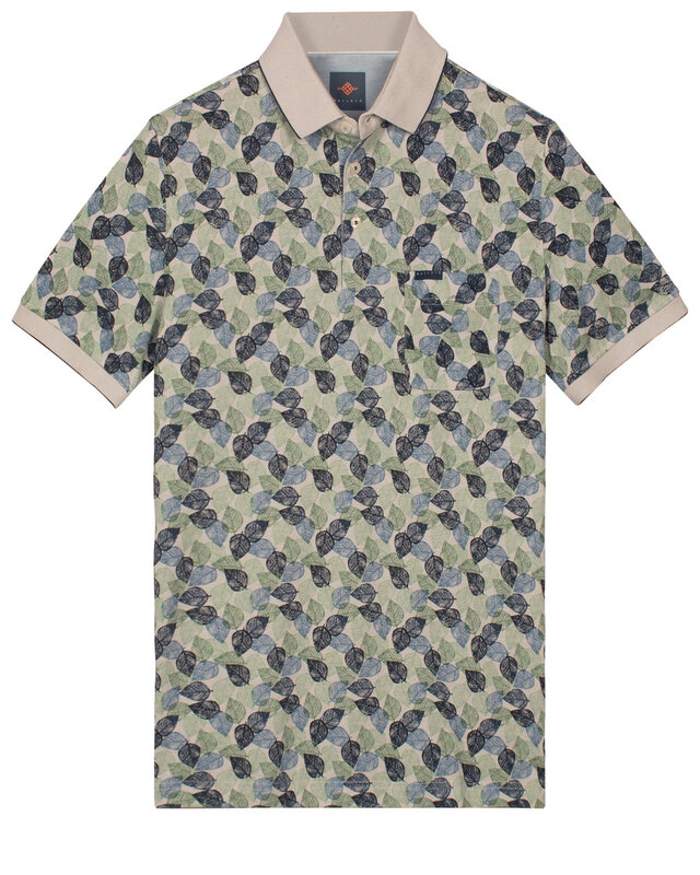 Baileys Poloshirt Leaves - Green