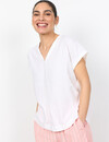 Soyaconcept Leinenmix T-Shirt Ina 51 - White