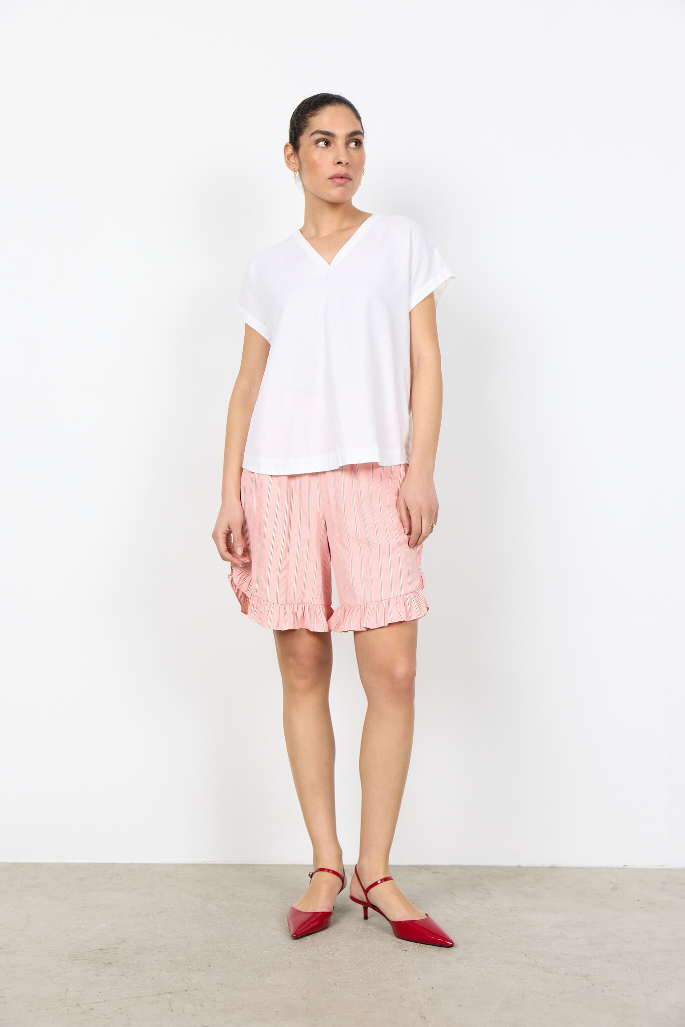 Soyaconcept Linenmix T-Shirt Ina 51 - White