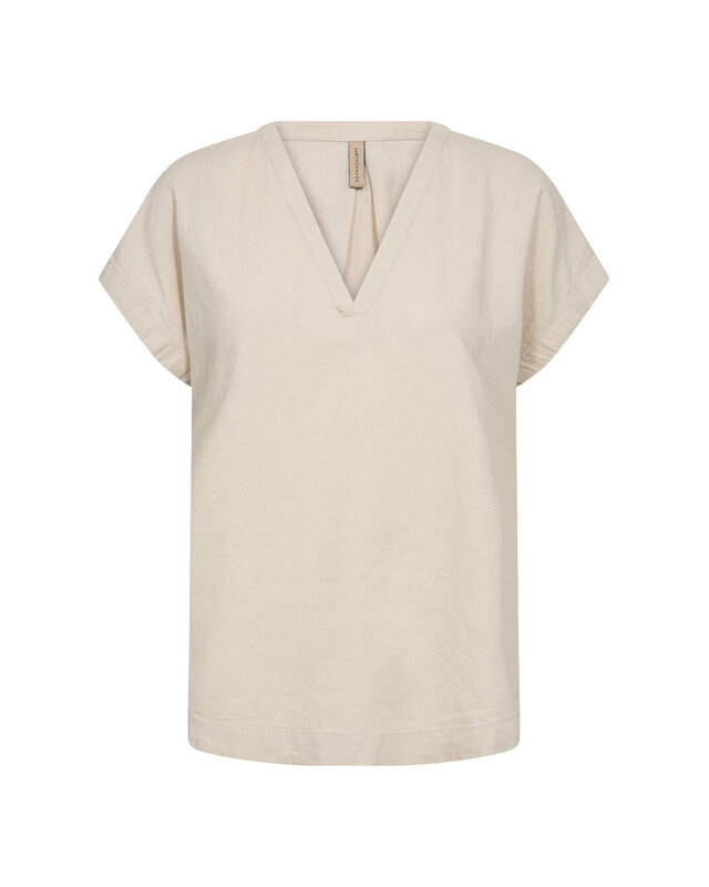Soyaconcept Linnenmix T-Shirt Ina 51 - Sand