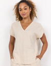 Soyaconcept Linenmix T-Shirt Ina 51 - Sand