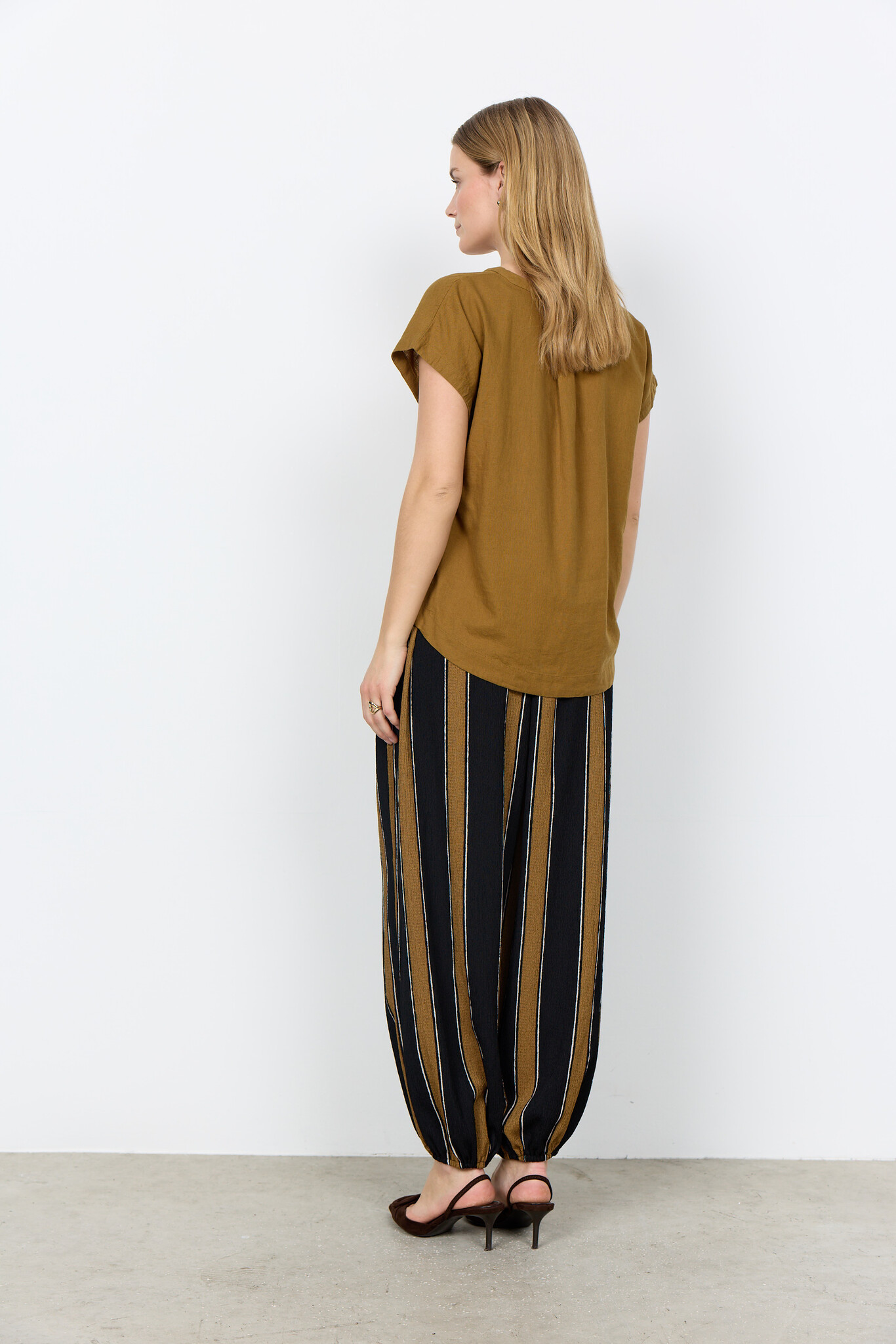 Soyaconcept Linnenmix T-Shirt Ina 51 - Butternut