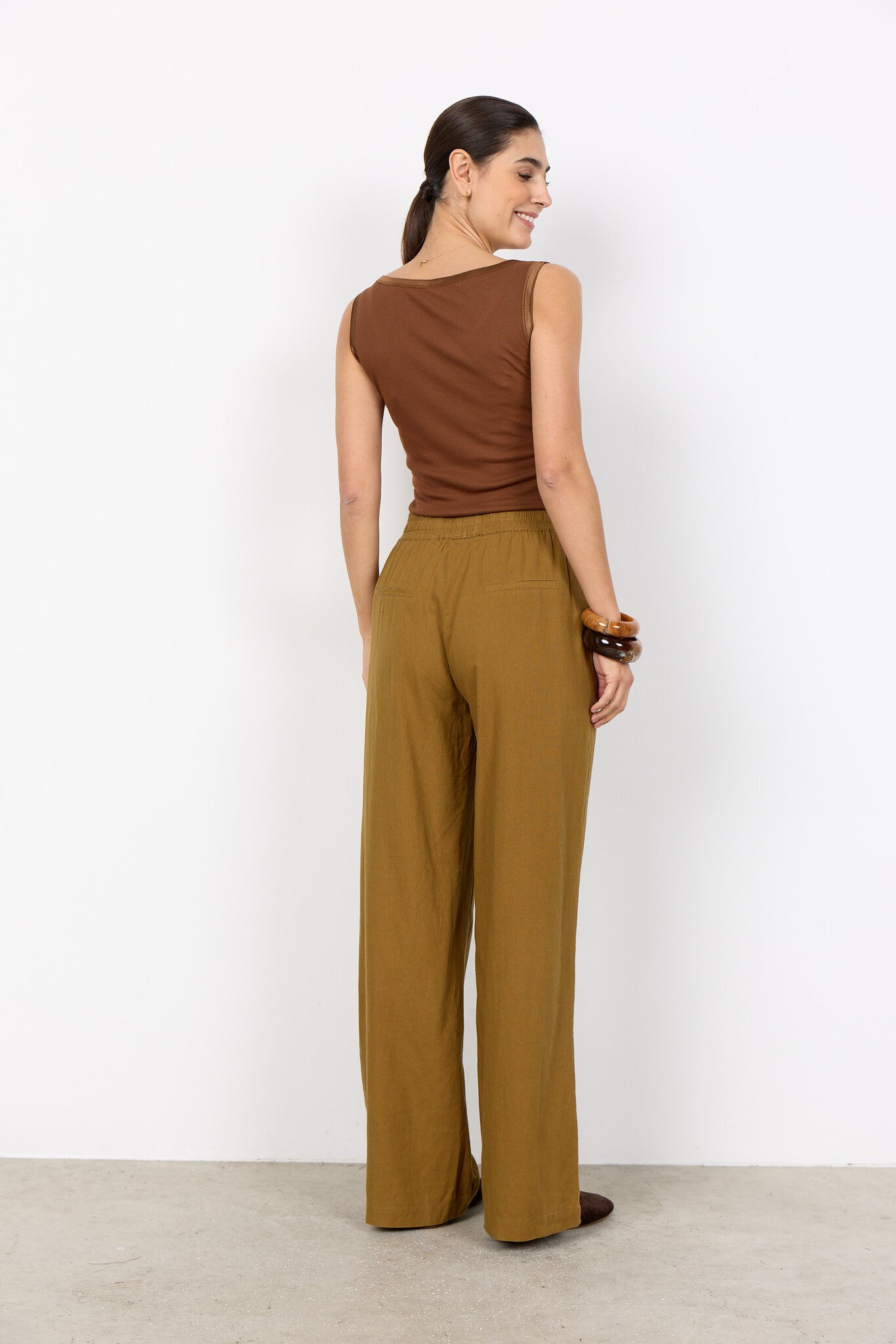 Soyaconcept Linenmix Pants Ina 61-C - Butternut