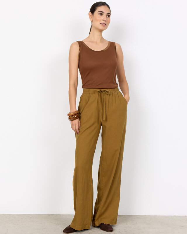 Soyaconcept Leinenmix Hose Ina 61-C - Butternut