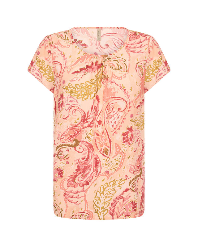 Soyaconcept Bluse Faneth 2 - Salmon Combi