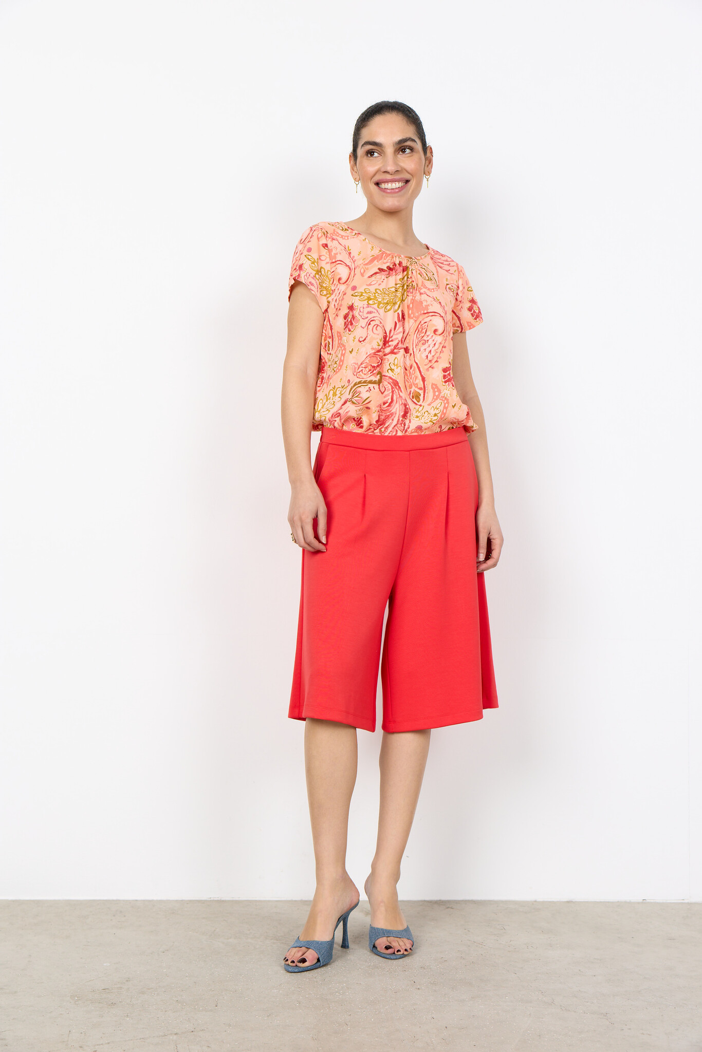 Soyaconcept Blouse Faneth 2 - Salmon Combi