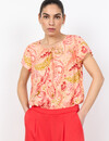 Soyaconcept Bluse Faneth 2 - Salmon Combi
