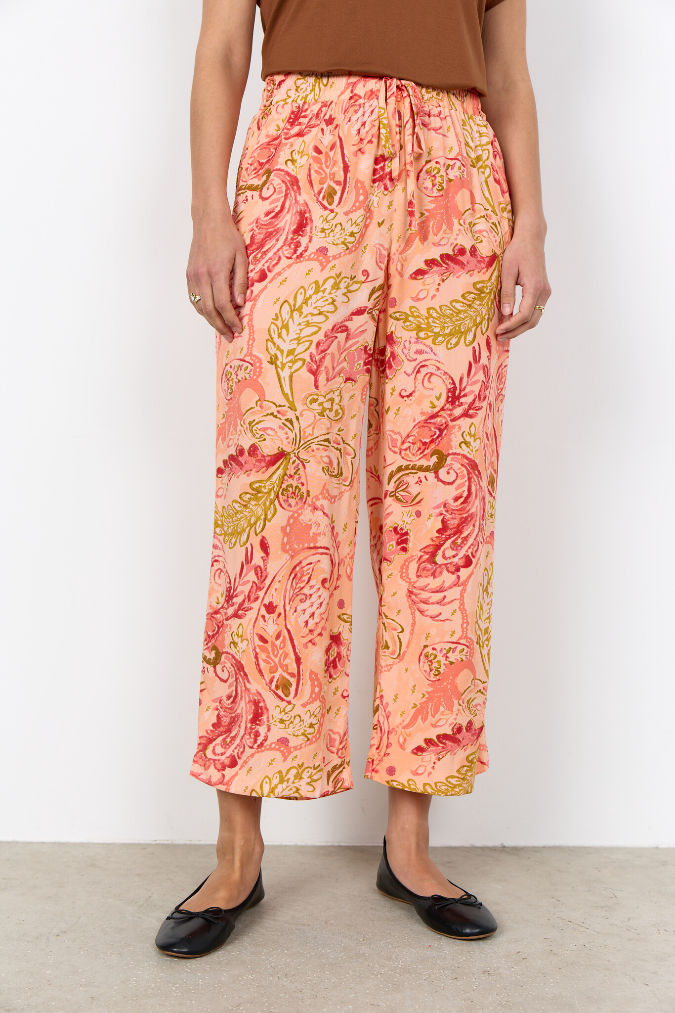 Soyaconcept Pants Faneth 3-C - Salmon Combi