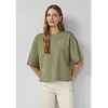 Relaxed Fit T-Shirt, Backprint - Olive Green