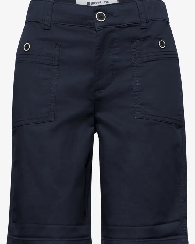 Street One Straight Leg Bermuda Yulius - Shadowed Navy