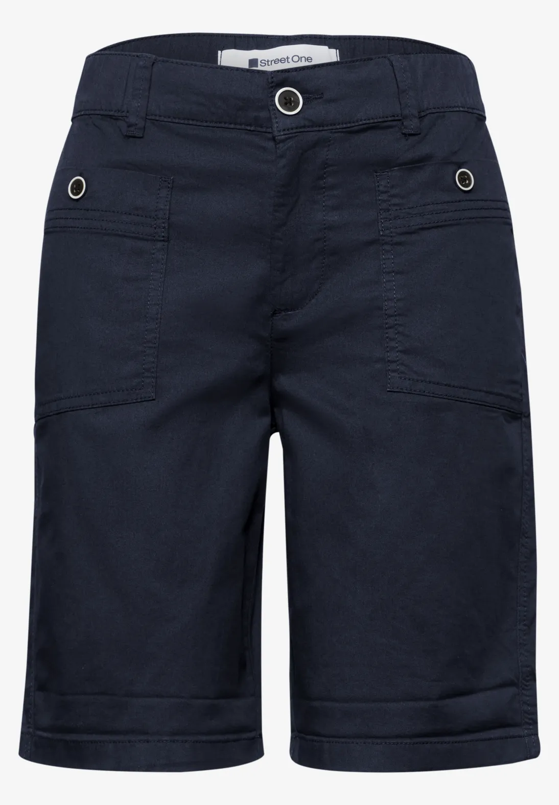 Street One Straight Leg Bermuda Yulius - Shadowed Navy