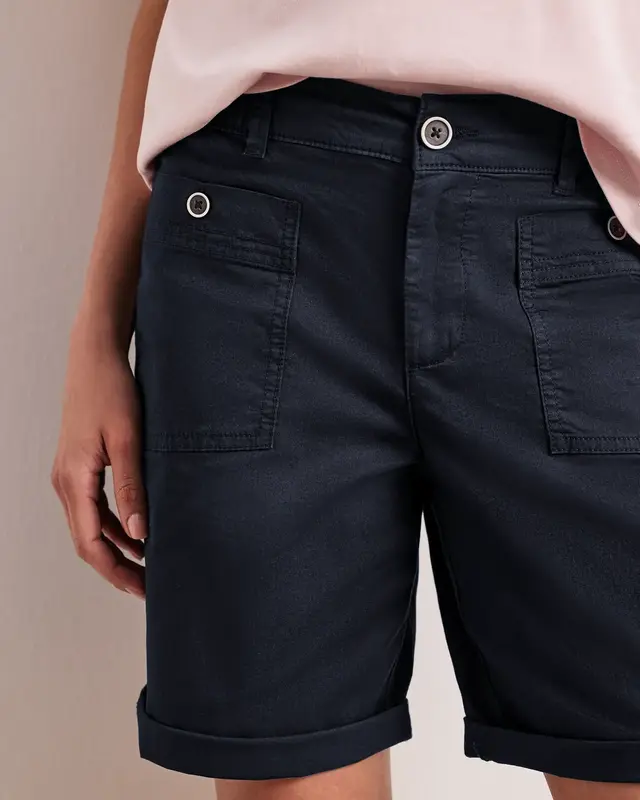 Street One Straight Leg Bermuda Yulius - Shadowed Navy