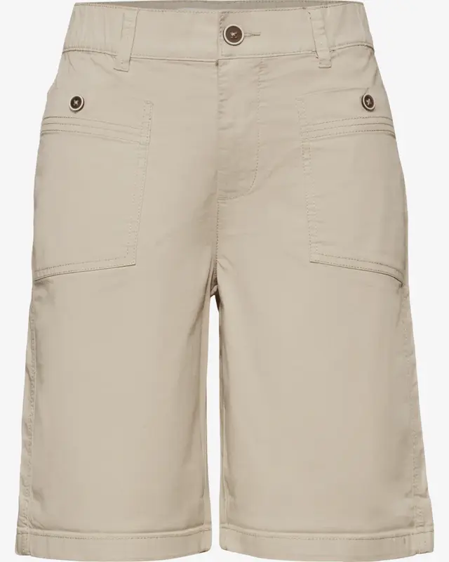 Street One Straight Leg Bermuda Yulius - Cobble Stone