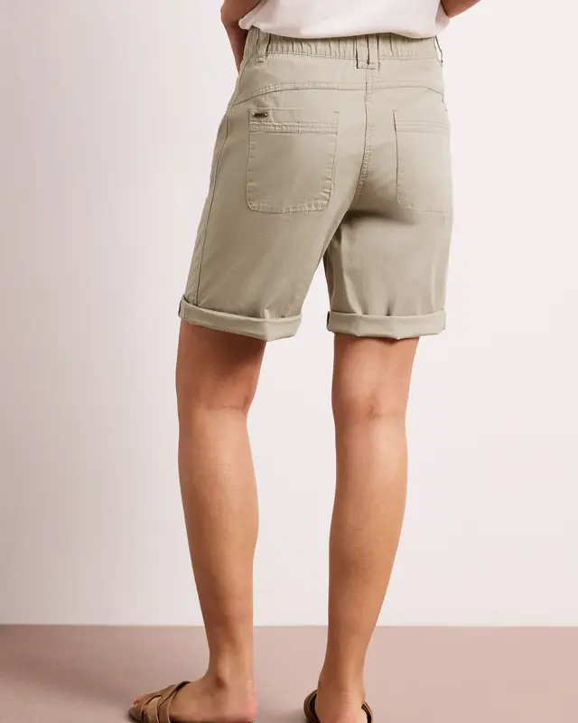 Street One Straight Leg Bermuda Yulius - Cobble Stone