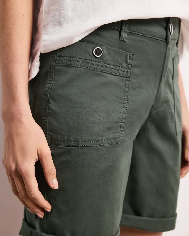 Street One Straight Leg Bermuda Yulius - Cilantro Green