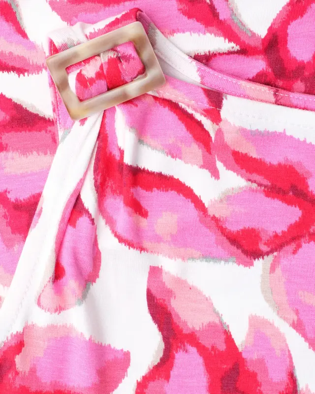 Street One Jersey Top Schulterdetail - Off White