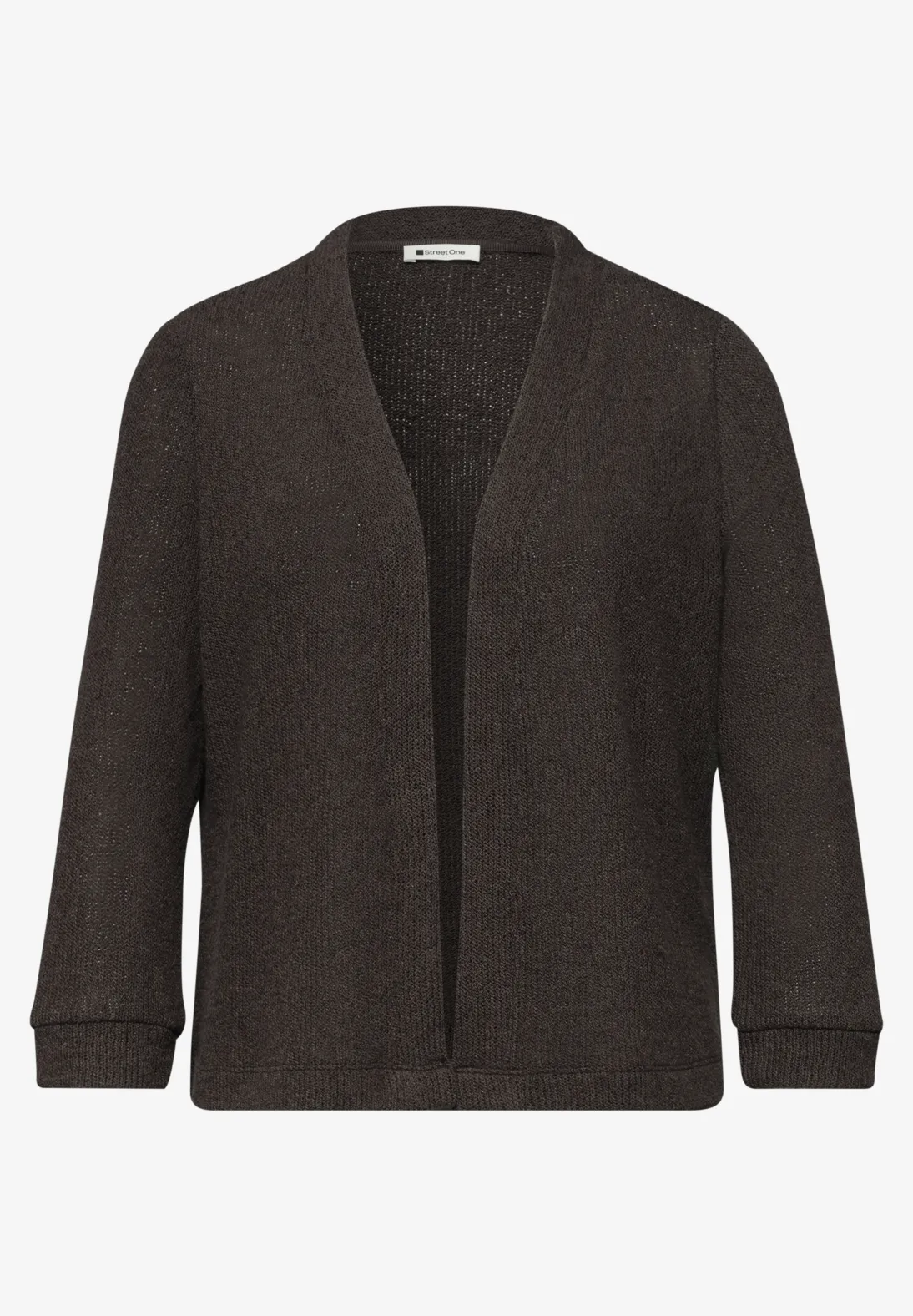 Street One Knit Cardigan - Espresso Brown