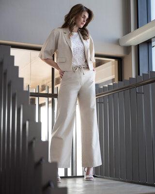 Elvira Collections Broek Yara - Sand Linen