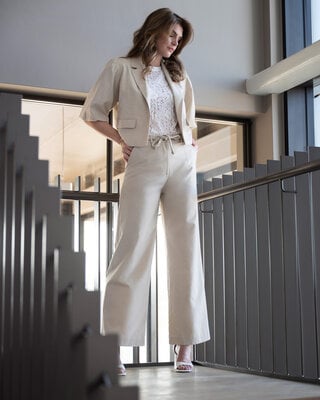 Elvira Collections Pants Yara - Sand Linen