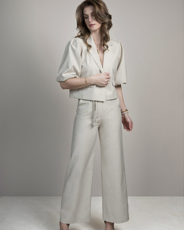 Elvira Collections Broek Yara - Sand Linen