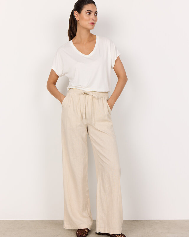 Soyaconcept Leinenmix Hose Ina 61-C - Sand