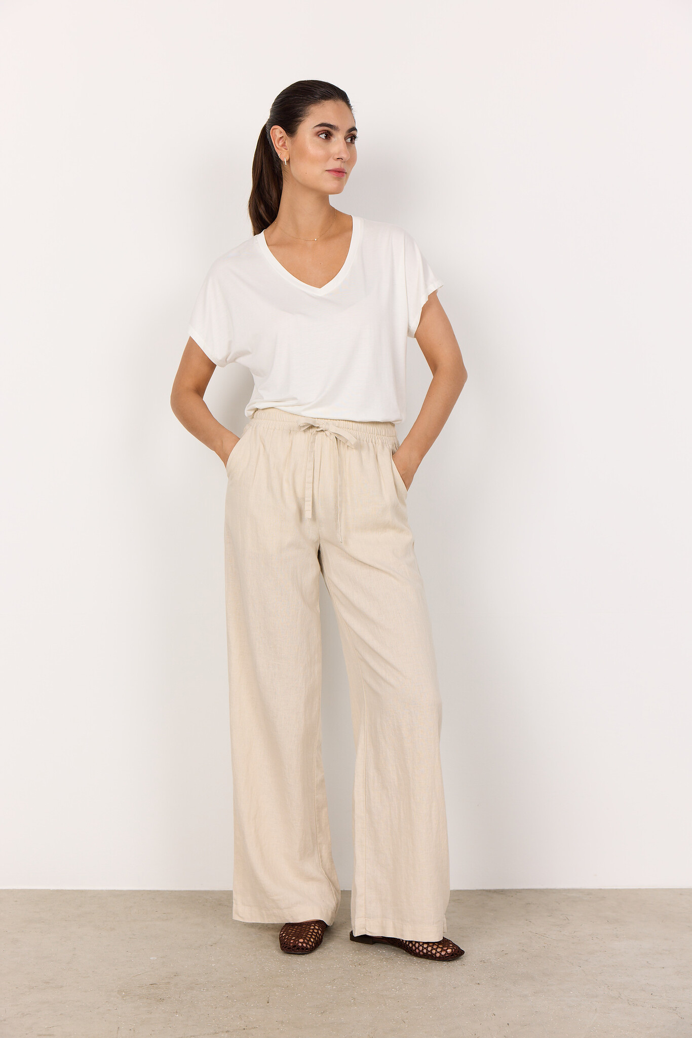 Soyaconcept Linenmix Pants Ina 61-C - Sand