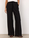 Soyaconcept Linnenmix Broek Ina 61-C - Black