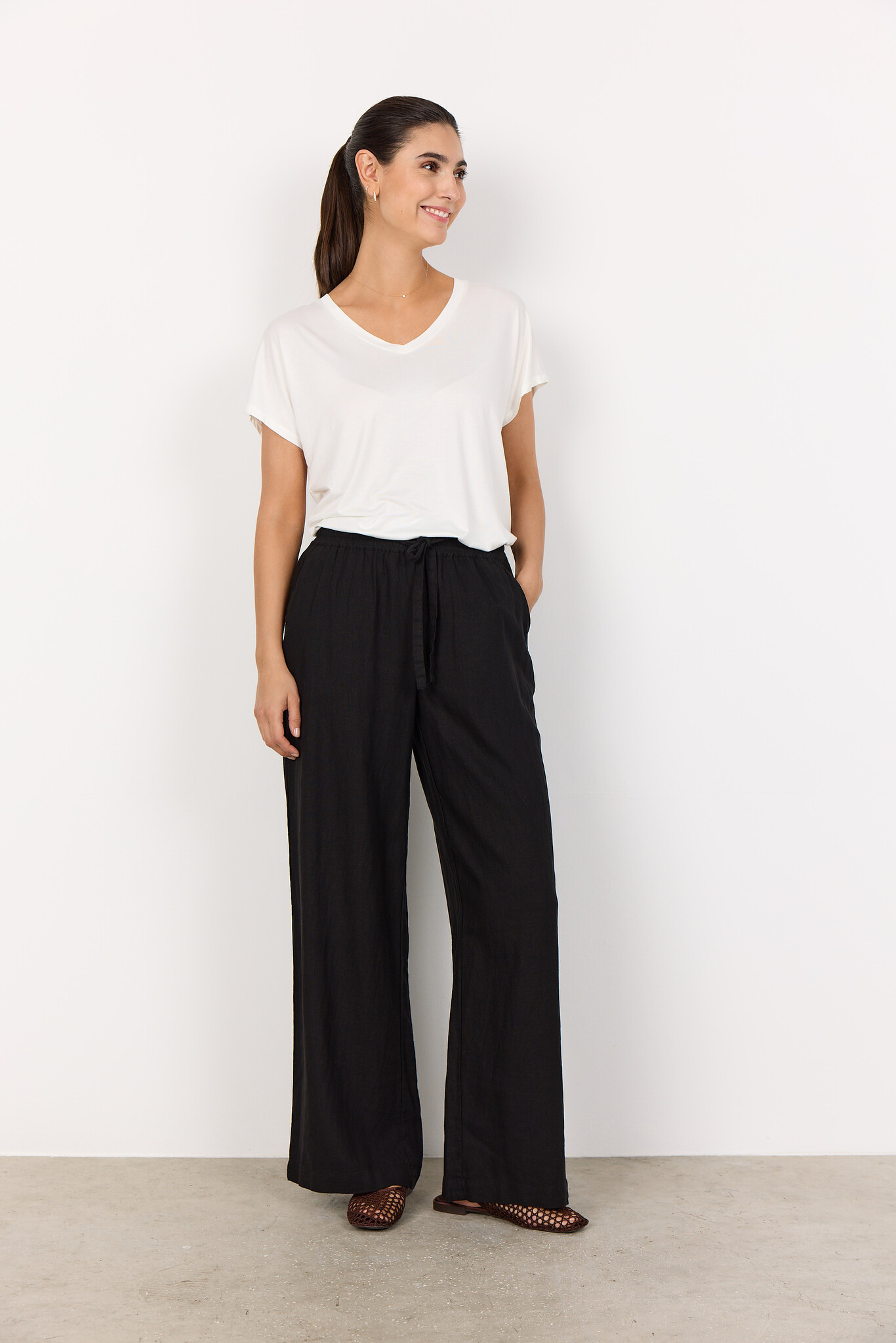 Soyaconcept Linenmix Pants Ina 61-C - Black