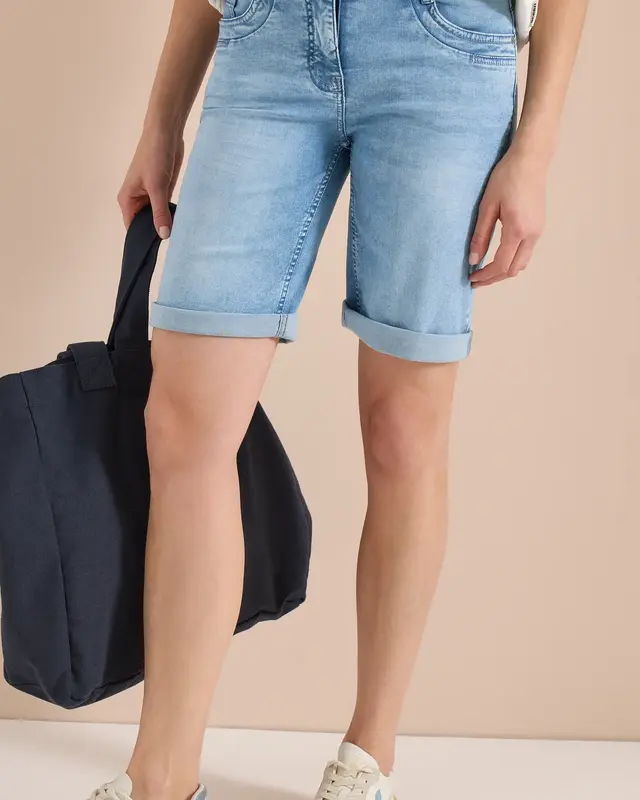 Cecil Denim Short Scarlett - Authentic Used Wash