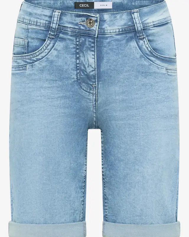 Cecil Denim Short Scarlett - Authentic Used Wash