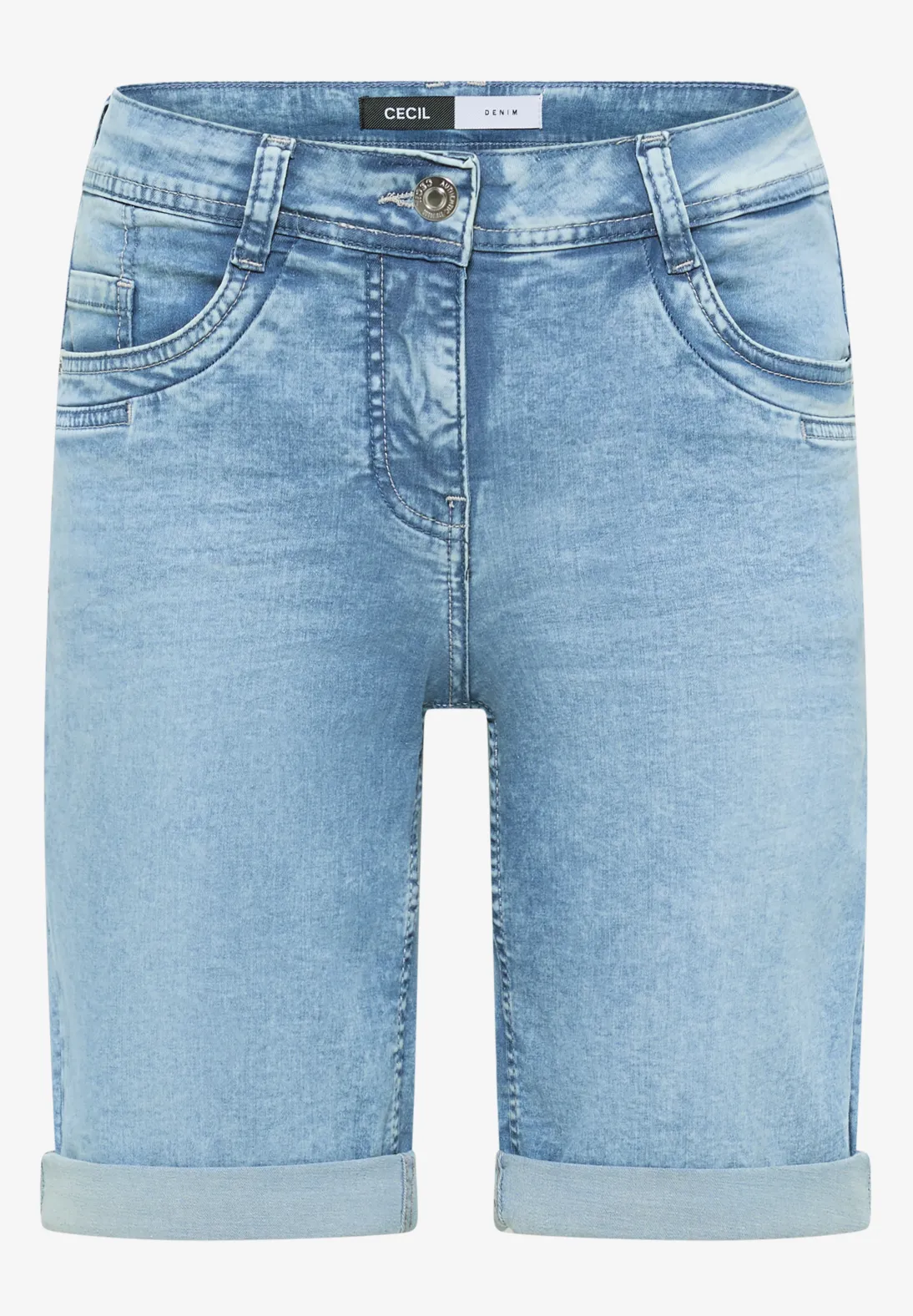 Cecil Denim Short Scarlett - Authentic Used Wash