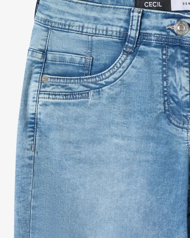 Cecil Denim Short Scarlett - Authentic Used Wash