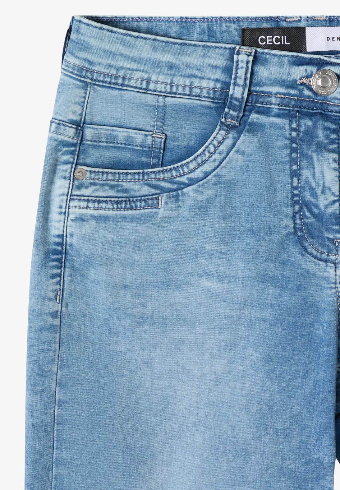 Cecil Denim Short Scarlett - Authentic Used Wash