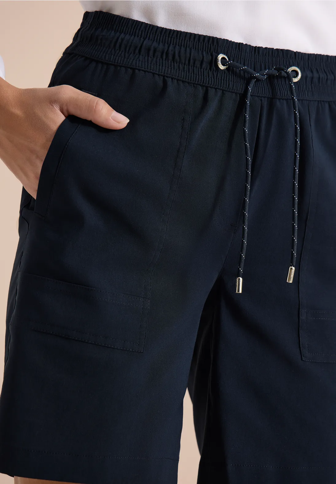 Cecil Straight Leg Shorts Chelsea - Universal Blue